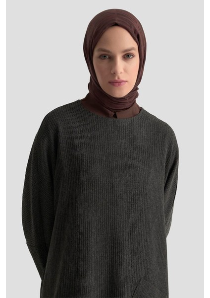 Basic Örme Tunik 25KD1118 Siyah modelleri