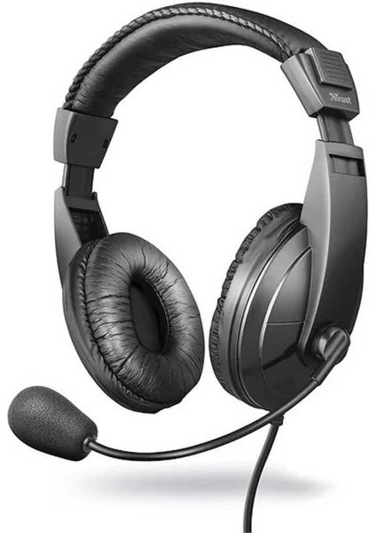 21661 Siyah Quasar Oyuncu Kulak Üstü Kablolu Kulaklık