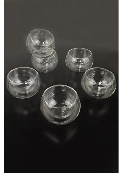 Çift Cidarlı Cam Reçellik 6 Adet modelleri