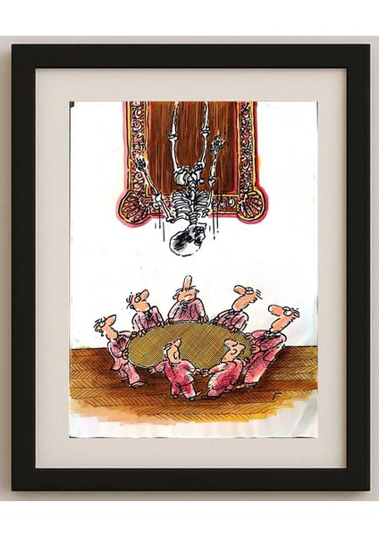 Ignjat Gatalo 43x30cm Orijinal Karikatür Tablo