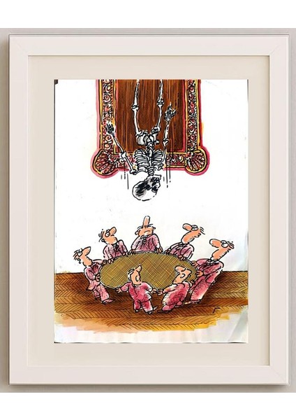 Ignjat Gatalo 43x30cm Orijinal Karikatür Tablo fırsatları