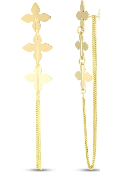 Tasarım Altın Küpe - 14K fiyatları