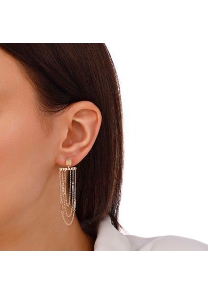 Tasarım Altın Küpe - 14K modelleri