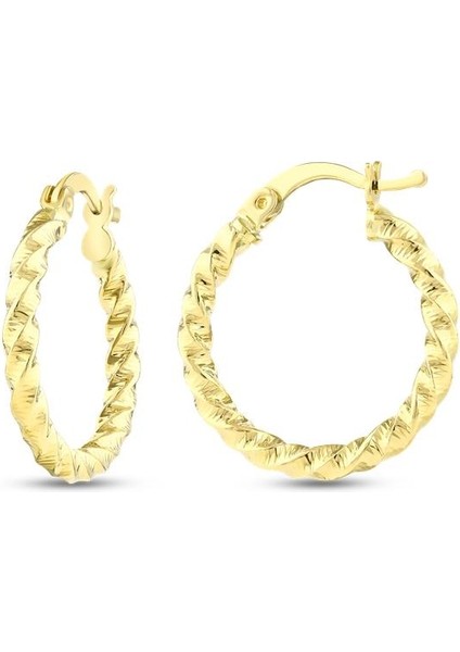 Altın Halka Küpe - 14K