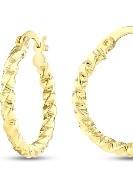 Altın Halka Küpe - 14K fiyatları