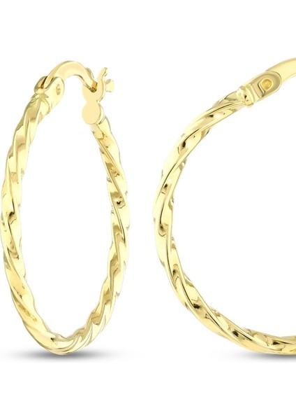 Altın Halka Küpe - 14K fiyatları