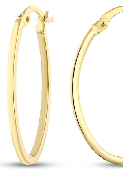 Altın Halka Küpe - 14K fiyatları