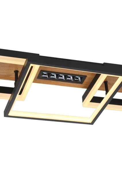 L002-3 Siyah Kahve LED Avize modelleri