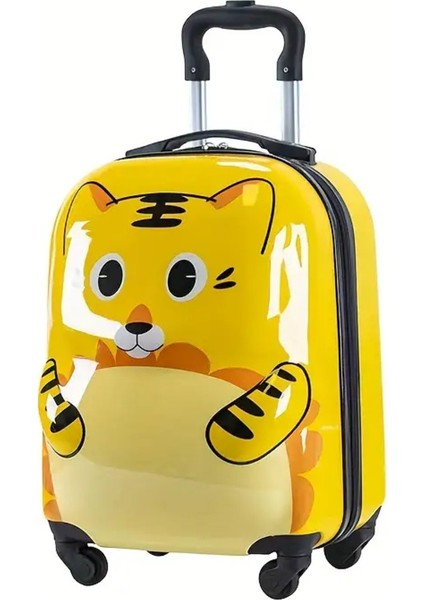 Çocuk Valizi Kedi Figürlü