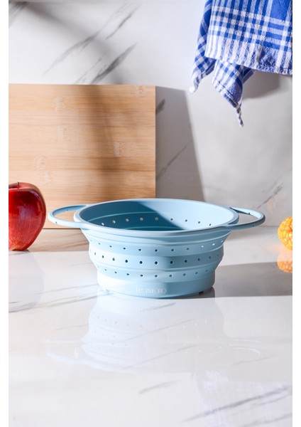 Flow Katlanabilir Isıya Dayanıklı Silikon Süzgeç 20 cm | Mavi fiyatları
