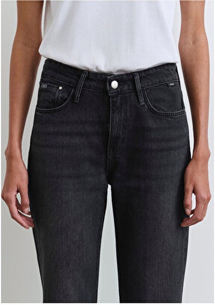 Jane Classic Denim Koyu Gri Smoke Jean Pantolon 1010917-90505