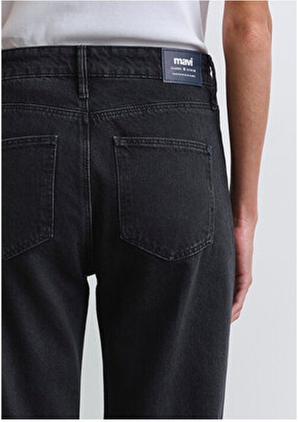 Jane Classic Denim Koyu Gri Smoke Jean Pantolon 1010917-90505