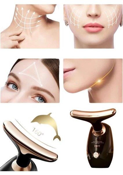 Yüz Masaj Aleti Boyun ve Yüz Ems Güzellik Cihazı Cilt Sıkılaştırma Cilt Gen? - F402K049-U78 modelleri