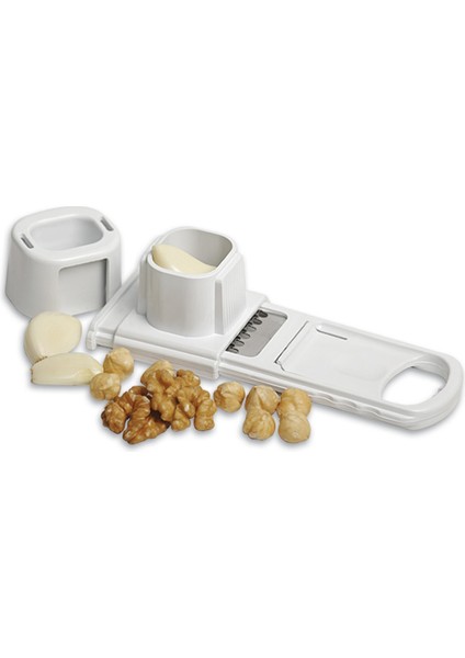 Mini Rende Sarımsak Ceviz Fındık Rendesi Qlux Paslanmaz Çelik Bpa Içermez L-00883