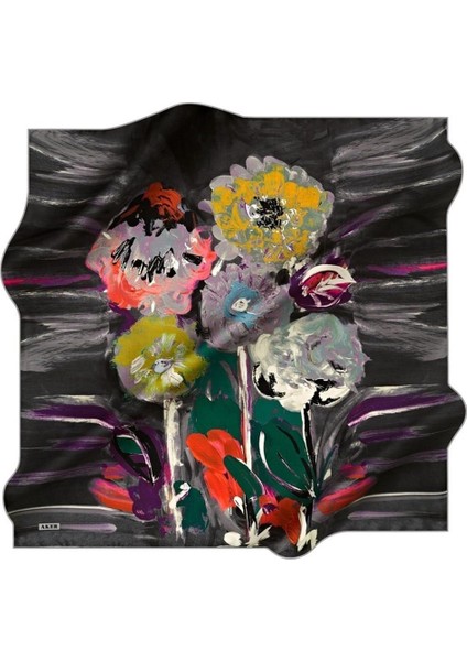 Nostalji Tivil Ipek Eşarp 8536-971