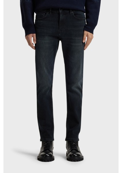 Pamuklu Slim Fit Normal Bel Dar Paça Kot Pantolon Erkek Kot Pantolon 50549503 405