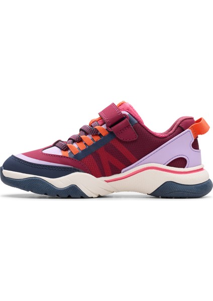 26183350 Clarks Feathertrack K Kız Çocuk Spor Ayakkabı 25-30