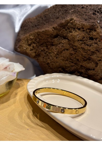 Gold Çelik Kelepçe Bileklik modelleri