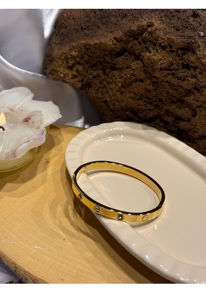 Gold Çelik Kelepçe Bileklik fırsatları