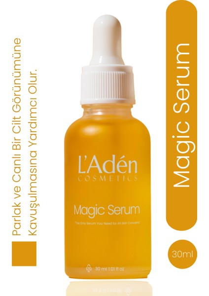 Cilde Enerji Veren, Cilt Tonunu Eşitleyen ve Antıagıng Özellikli Magıc Serum