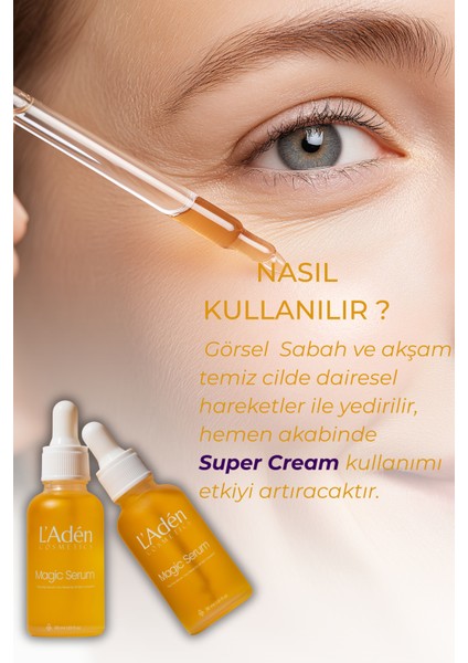 Cilde Enerji Veren, Cilt Tonunu Eşitleyen ve Antıagıng Özellikli Magıc Serum fırsatları