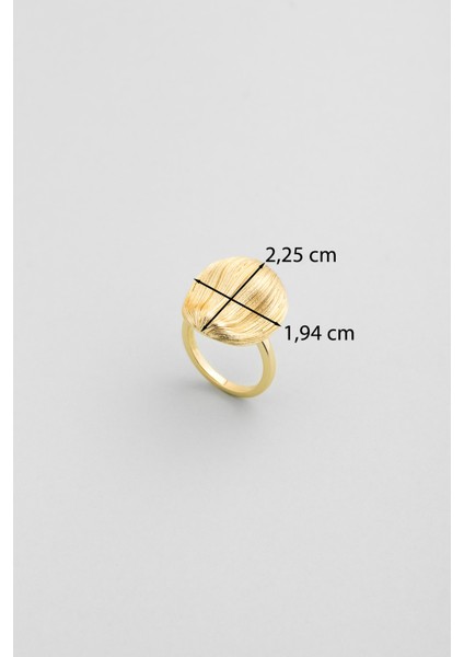 Liora Güneşi 18 Ayar Sarı Altın Kaplama Gümüş Yüzük modelleri