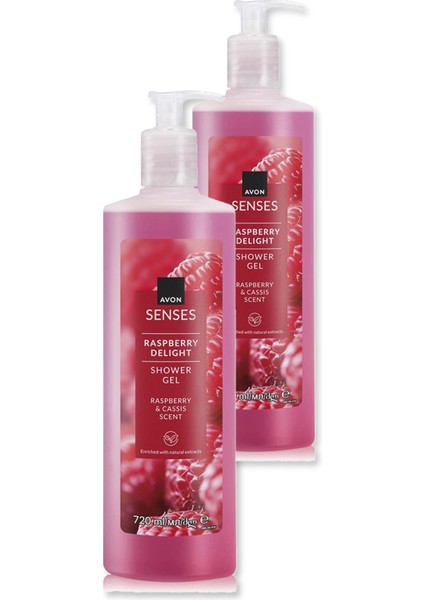 Senses Raspberry Delight Duş Jeli 720ML Ikili Set