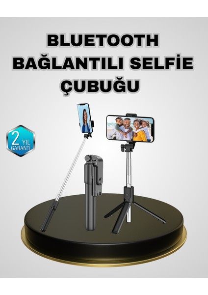 Bluetooth Selfie Çubuğu – Kablosuz Hafif ve Yüksek Çözünürlüklü Çekim I - F886K886-U08