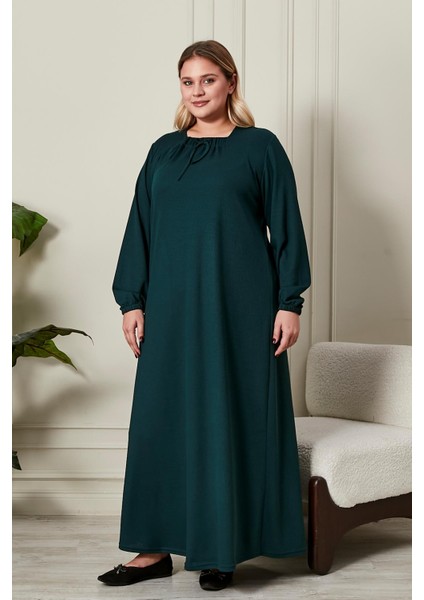 Kadın Büyük Beden Kare Yaka Elbise indirimleri