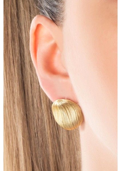 Liora Güneşi 18 Ayar Sarı Altın Kaplama Gümüş Küpe fiyatları