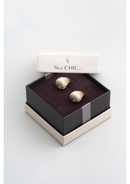 Mirena Damla 18 Ayar Sarı Altın Kaplama Gümüş Küpe indirimleri