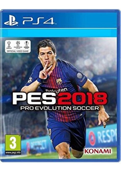 konami pes 2018 ps4 4 pes 18 türkçe
