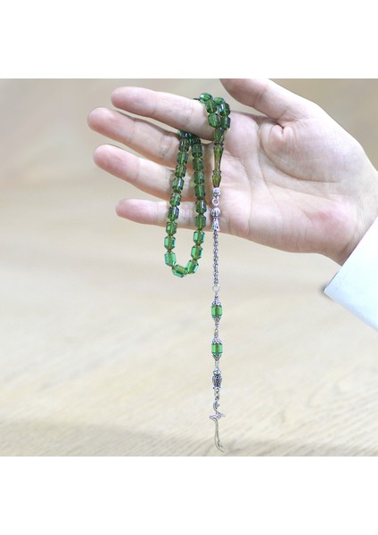 Kararmaz Metal Arnavut Püsküllü Uçlu Kapsül Kesim Su Yeşili Ateş Kehribar Tesbih modelleri