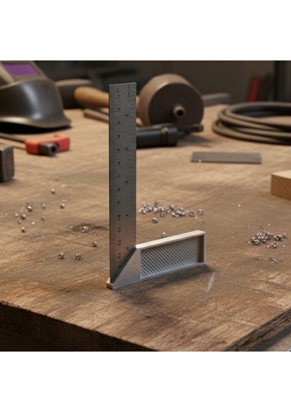 Alüminyum 15 cm 6 Inch Kaynakçı L Gönye Marangoz Fayansçı Kaynakçı L Cetveli fiyatları