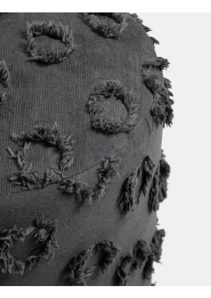 Astrid Dokuma Puf - Antrasit fırsatları