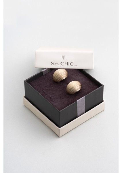 Serena Parıltısı 18 Ayar Sarı Altın Kaplama Gümüş Küpe indirimleri