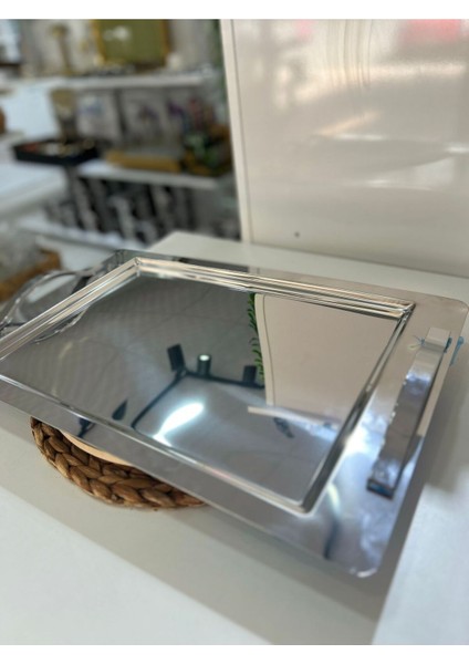 Ela Çelik Çay Tepsisi fiyatları