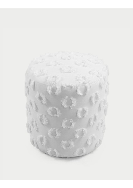 Astrid Dokuma Puf - Beyaz modelleri