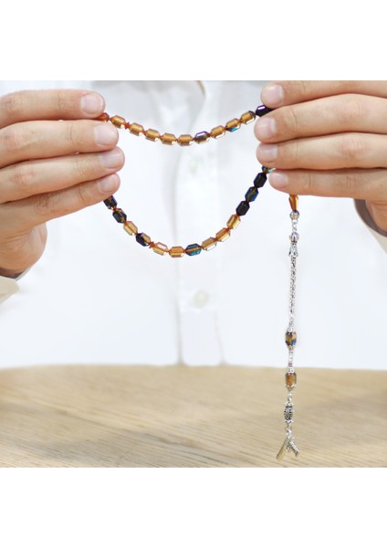 Kararmaz Metal Arnavut Püsküllü Uçlu Kapsül Kesim Mavi Beyaz Ateş Kehribar Tesbih fırsatları