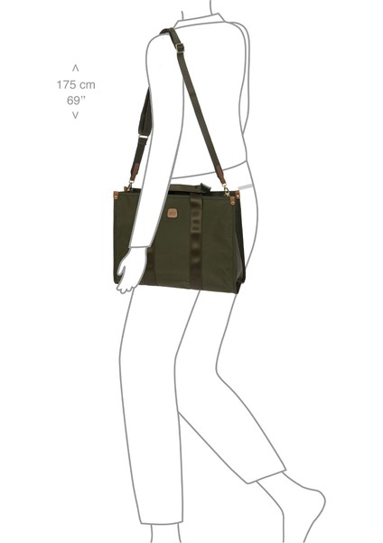 5852 Bric's X-Bag El Çantası 40,5X30,5X17 cm