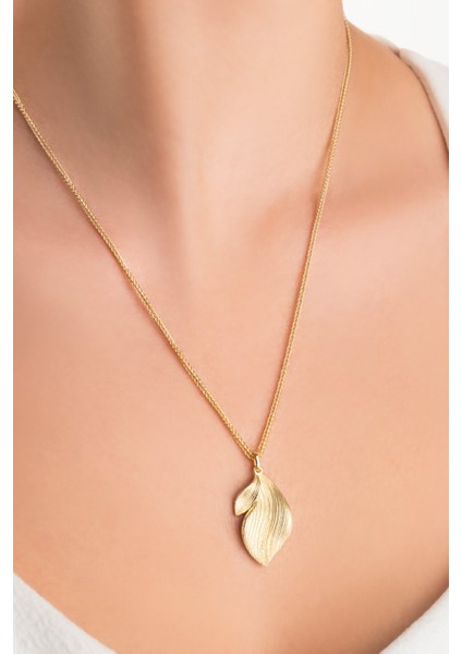 Serena Parıltısı 18 Ayar Sarı Altın Kaplama 50 cm Gümüş Kolye fiyatları