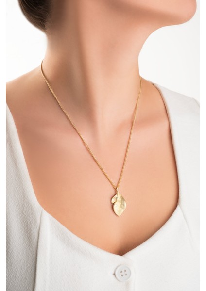 Serena Parıltısı 18 Ayar Sarı Altın Kaplama 50 cm Gümüş Kolye fırsatları