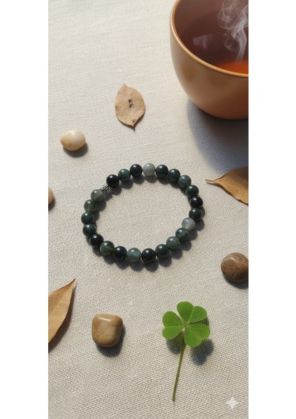Yeşil Jasper Doğal Taş 8mm Bileklik - Şifa Enerjisi Yüksek Unisex Bileklik modelleri