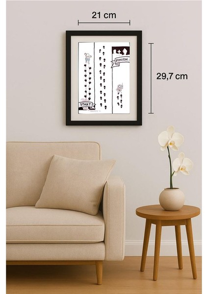 Taufan Galaxy 29X21CM Orijinal Karikatür Tablo fiyatları