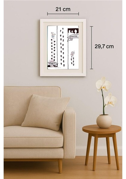 Taufan Galaxy 29X21CM Orijinal Karikatür Tablo fırsatları