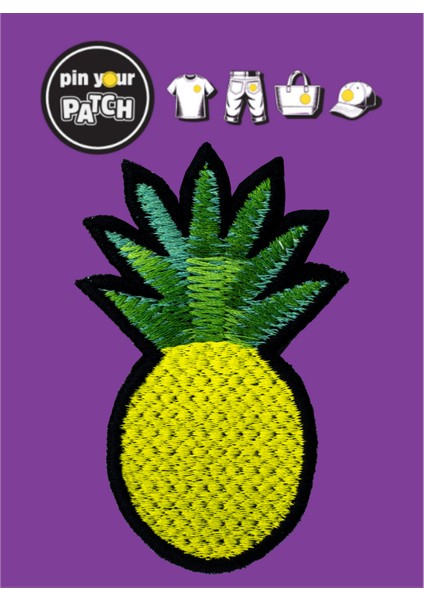 Ütü ile Yapışan Yama 7053 Ananas