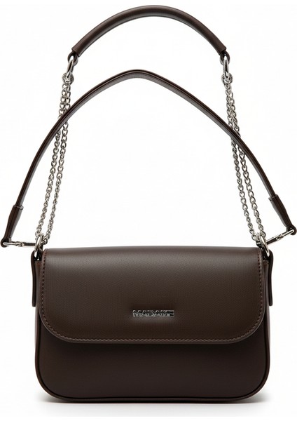 Kadın Suni Deri Askılı Omuz ve El Çantası – Zincir ve Deri Askı Seçenekli -Sade ve Şık