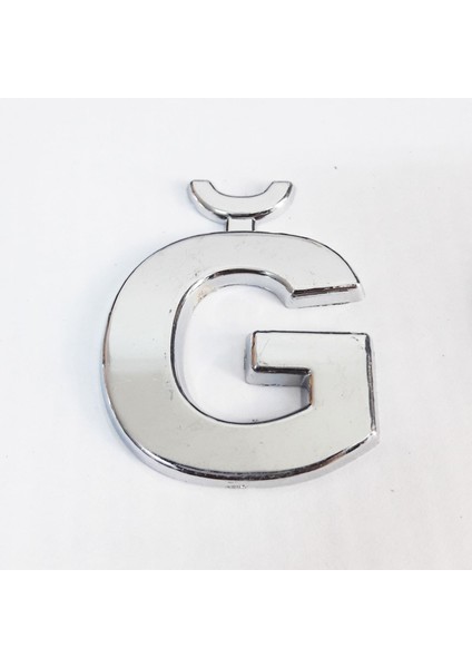 Cemax Ğ Harfi 3,75 cm Krom Yapışkanlı