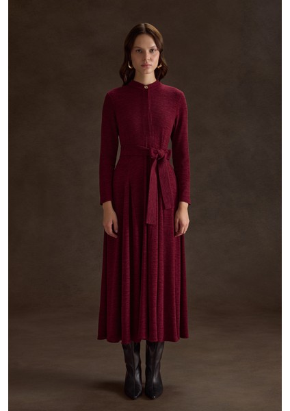 Seyyar Kuşaklı ,kloş Örme Elbise fiyatları