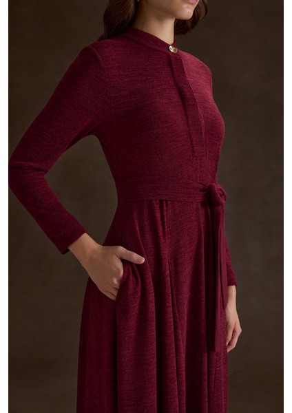 Seyyar Kuşaklı ,kloş Örme Elbise fırsatları